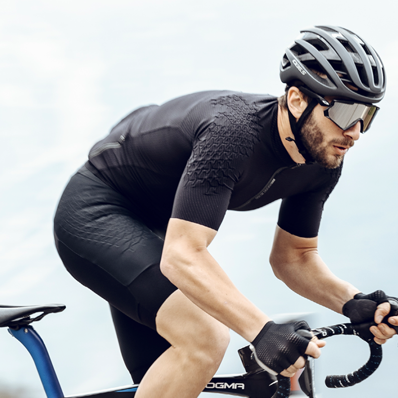 Q36.5 DOTTORE GRID SKIN Short Sleeve Jersey : BLACK-2